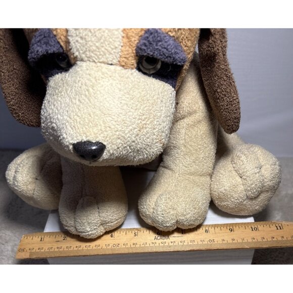 Russ Berrie PATCHES Plush Sad Puppy Dog Bean Bag Stuffed Animal 11" - Picture 14 of 14
